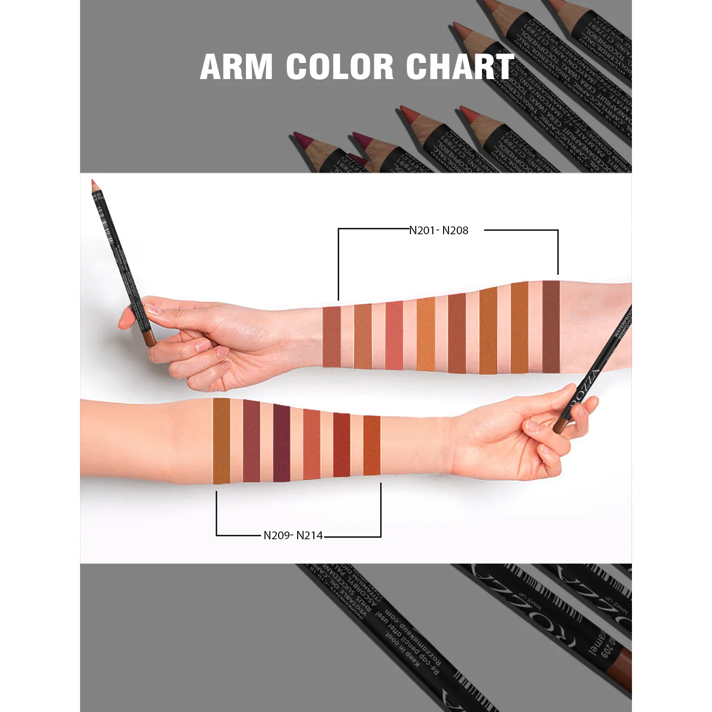 14 Color Nude Matte Lipstick Pencil Long-lasting Waterproof Lip Pencil High Pigmented Lip Liner Lip Makeup Tool thumbnail 5