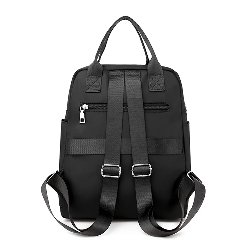 Women Backpack Travel Casual Waterproof Oxford Shoulder Bags Female Large Capacity Handbag Rucksack Black Purse School Pack thumbnail 3