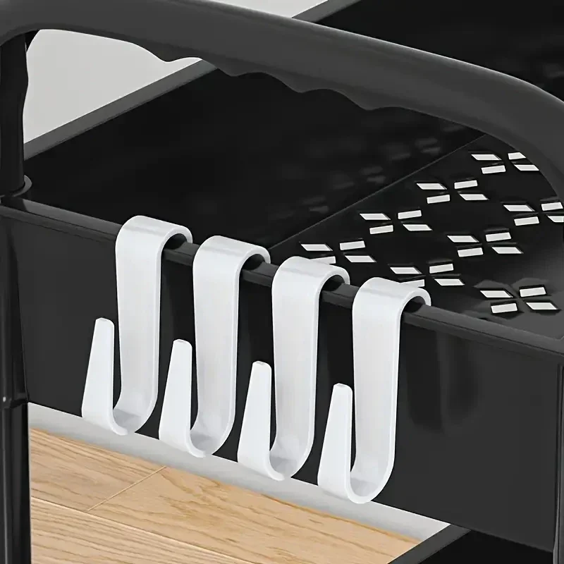 2-layer Detachable Stationery Organizer Handcart Organizers Office Desk Organizing Plastic Boxes Accessories School Supplies thumbnail 4