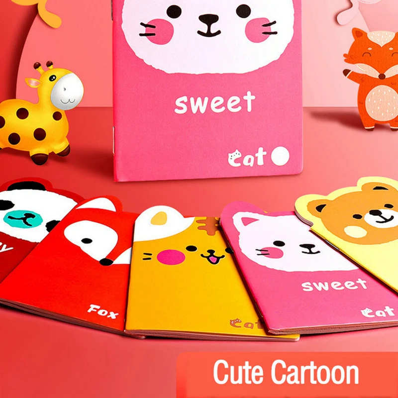 10/20/40pcs Cartoon Cute Small Book Mini Pocket Notebook Portable Diary Note Children's Small Prize Booklet Dropshipping thumbnail 3