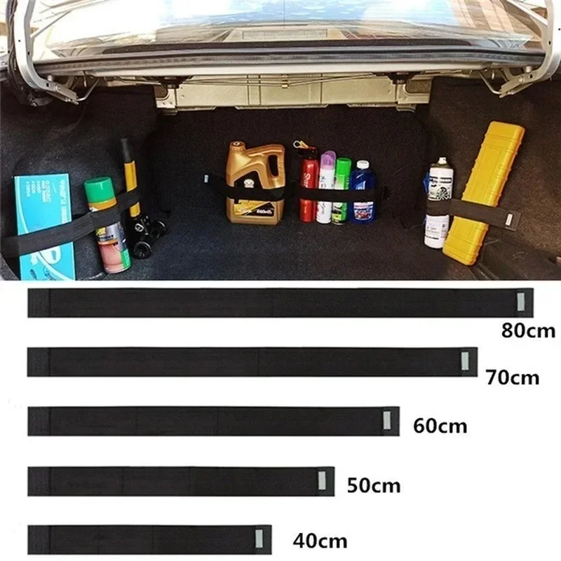 Car Trunk Organizer Elastic Fixing Belt Storage Bag Tapes Fire Extinguisher Fixing Belt Auto Interior Accessories 40-80CM thumbnail 5