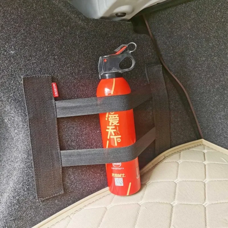 Car Trunk Organizer Elastic Fixing Belt Storage Bag Tapes Fire Extinguisher Fixing Belt Auto Interior Accessories 40-80CM thumbnail 3