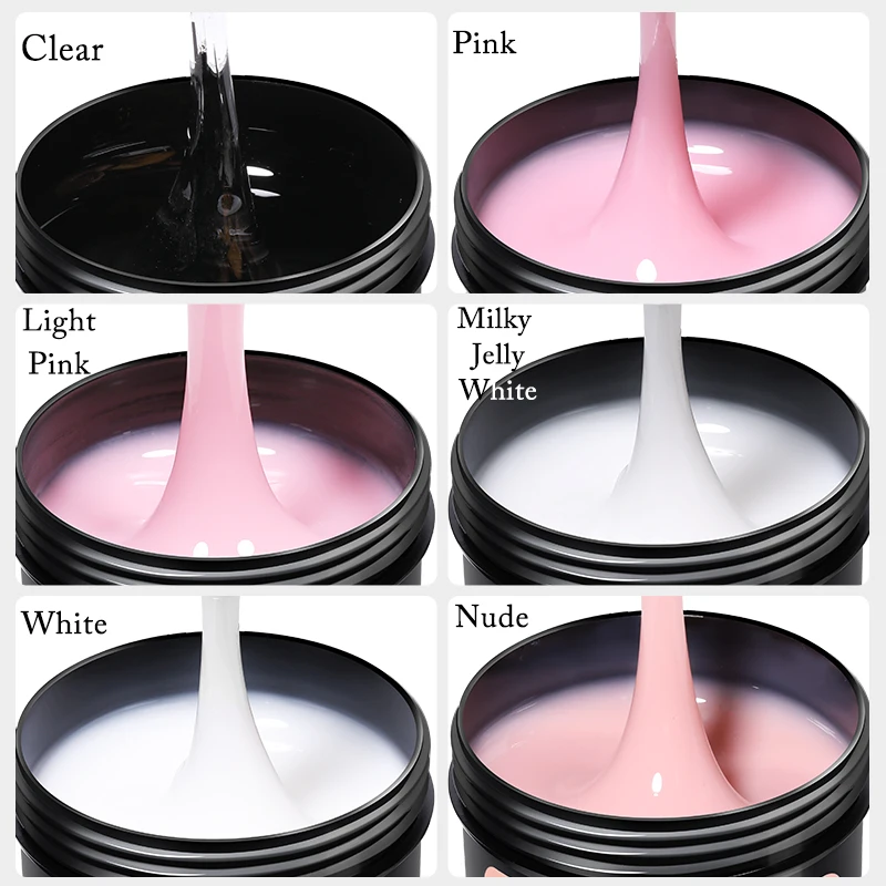 UR SUGAR 150g Extension Jelly Nude Pink Rose Red Quick Extension Gel Nail Polish Nail Extension UV LED Manicure Soak Off thumbnail 5