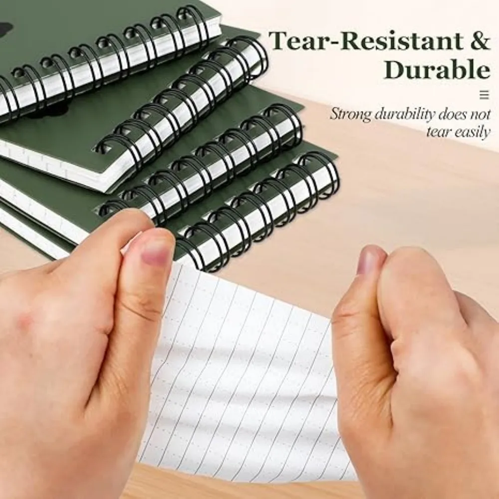 Waterproof Pocket Notebook Tactical Notepads Lined Pages Spiral Note Book Mini Memo Pad For Outdoor Home Office College School thumbnail 4