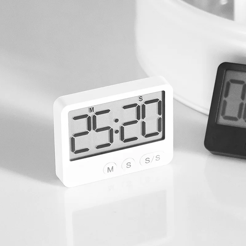 Digital Timer Kitchen Study Mute Magnetic Countdown Timer With Large LCD Display Digital Timer Clock Up To 99 Minutes 59 Seconds thumbnail 4
