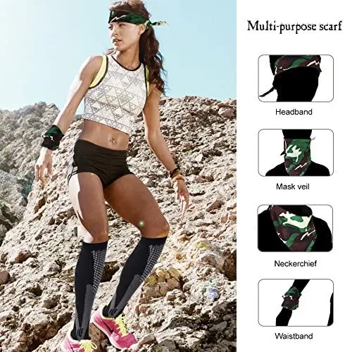 Compression Nylon Sports Stockings Diverse Styles Moisture Wicking Relieve Calf Fatigue Compression Socks Unisex 15-20 mmHg thumbnail 6