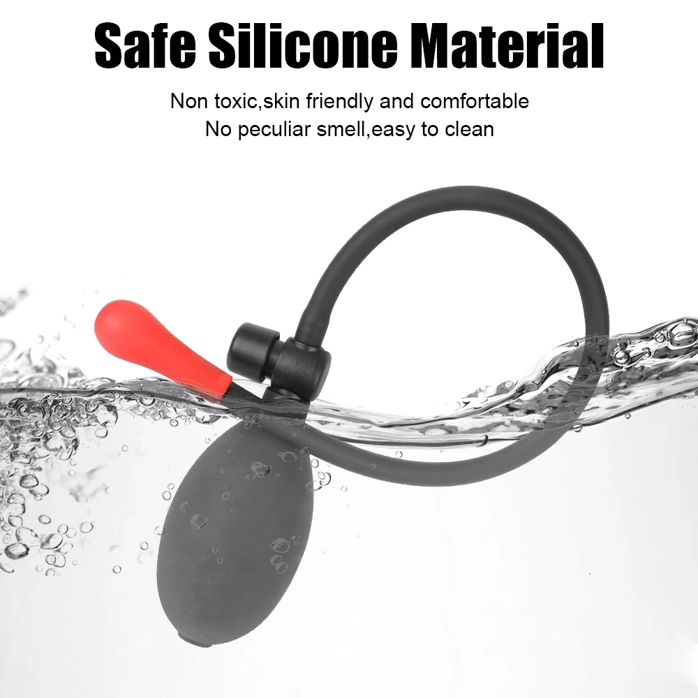 Inflatable Pump Sex Toys For Adult Games Women Vaginal Expander Anal Plug Men Butt Dilator Female Masturbator Erotic Bondage Set thumbnail 4