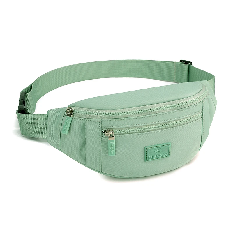 Waist Bag Women Men Waterproof Pocket Fashion Casual Chest Handbag Unisex Sports Travel Purse Waist Pack Belly Bags Case thumbnail 3