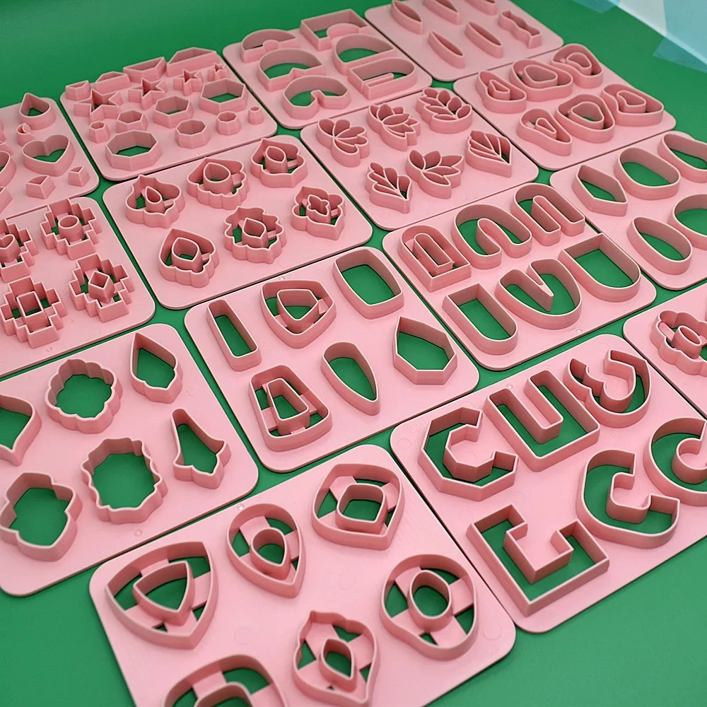SNASAN Different Shapes Polymer Clay Earrings Cutter Mold Geometry Clay Mould Polymer DIY Clay Jewelry Tool thumbnail 3