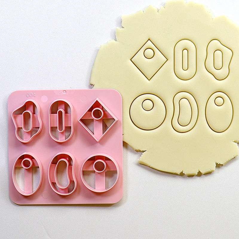 SNASAN Different Shapes Polymer Clay Earrings Cutter Mold Geometry Clay Mould Polymer DIY Clay Jewelry Tool thumbnail 4