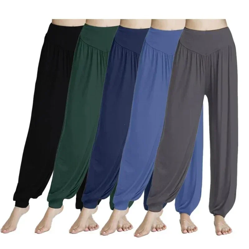 1PCS Women's Elastic Loose Casual Cotton Soft Yoga Sports Dance Pants Comfortable And Breathable thumbnail 6