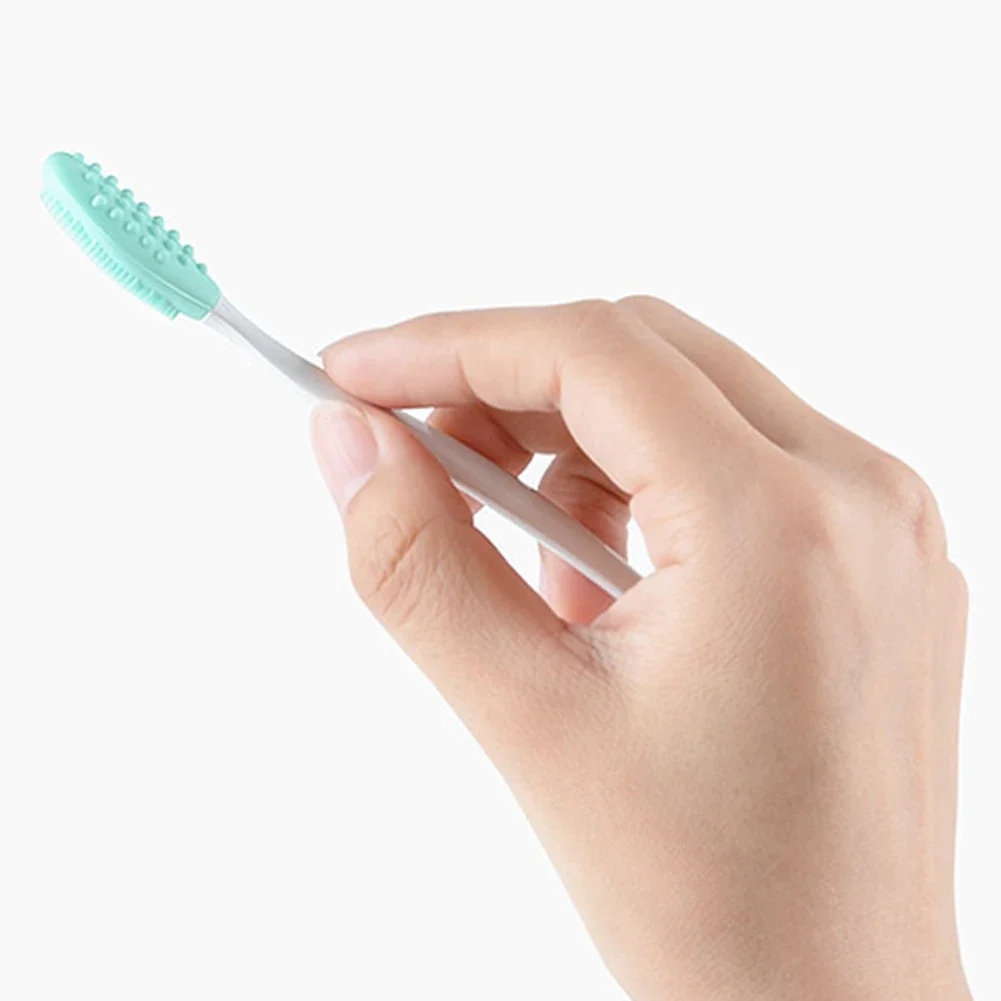 1PC/4PCS  Beauty Skin Care Wash Face Silicone Brush Exfoliating Nose Clean Blackhead Removal Brushes Tools With Replacement Head thumbnail 5