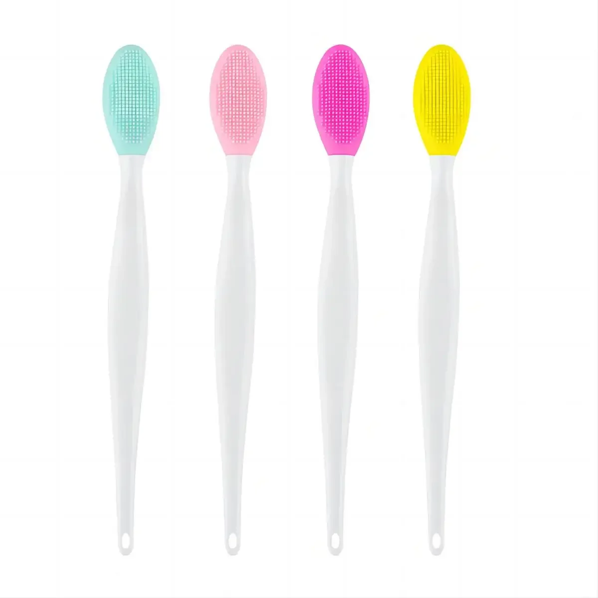 1PC/4PCS  Beauty Skin Care Wash Face Silicone Brush Exfoliating Nose Clean Blackhead Removal Brushes Tools With Replacement Head thumbnail 6