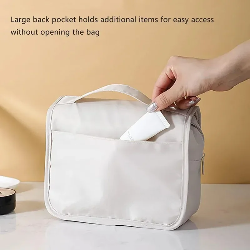 High Quality Travel Makeup Bag Waterproof Toiletries Organizer  Women Neceser Bathroom Hook Wash Pouch Hook Makeup Storage Bag thumbnail 5