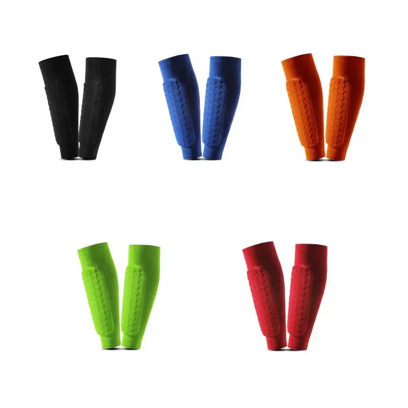 1 PC Honeycomb Soccer Shin Guards Football Shields Sports Legging Shinguards Leg Sleeves Protective Gear Shank Protector thumbnail 6
