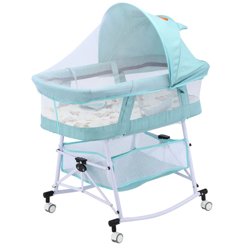 Baby Schaukel Baby Crib Bouncers Portable Folding Babies' Bed Newborn Bassinet Multifunctional Movable Cabas