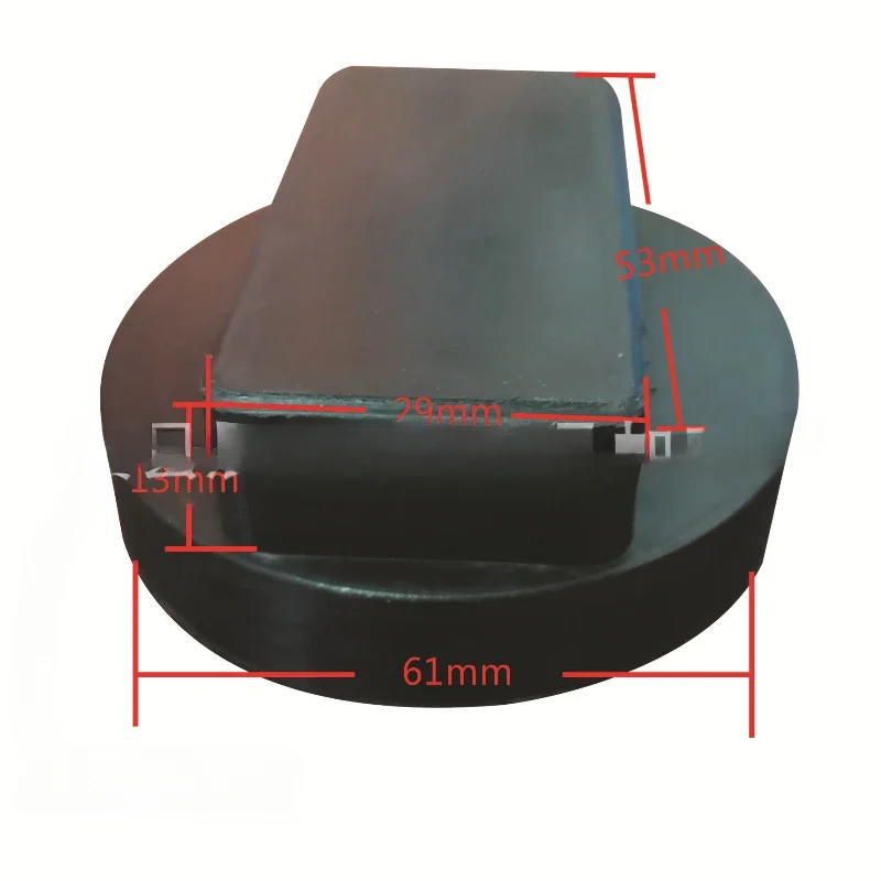 Jack Rubber Pad Portable Wear-resistant Universal Car Accessories Car Jack Bracket Durable Round Rubber Car Supplies thumbnail 5