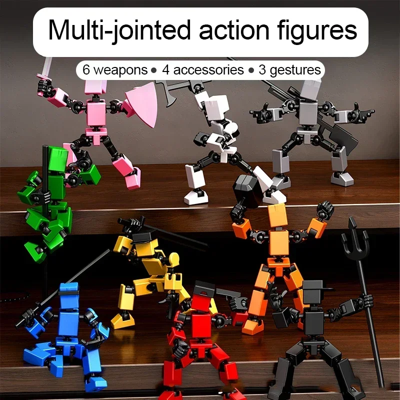 Creative Multi-Jointed Movable Shapeshift Robot 3.0 3D Printed Mannequin Dummy Action Model Doll Toy Kid Christmas Decora Gift thumbnail 2