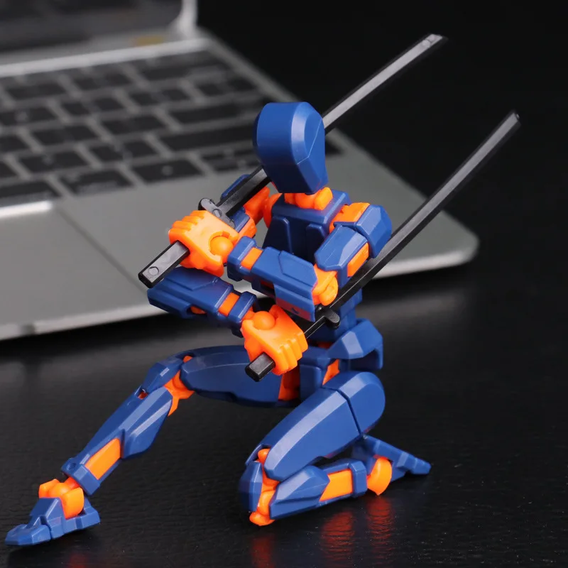 13 Action Figure Titan Multi-Jointed Movable Shapeshift Robot T13 Action Mannequin Character and Dog Figure Toys gifts for kids thumbnail 3