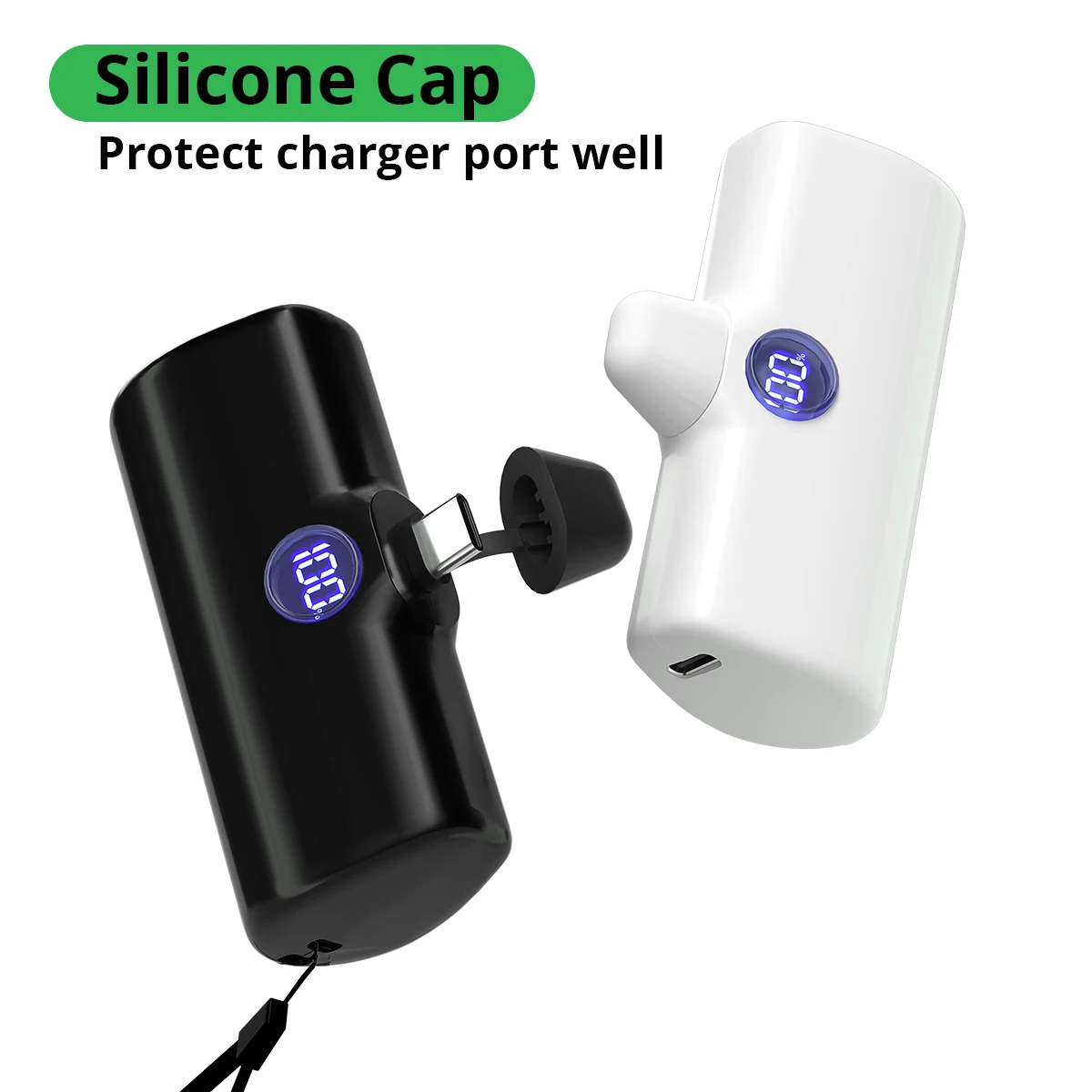 Fast Charge Portable Charger for iPhone Samsung Xiaomi Compact External Spare Battery Built-in Plug PD Fast Charging Power Bank thumbnail 6