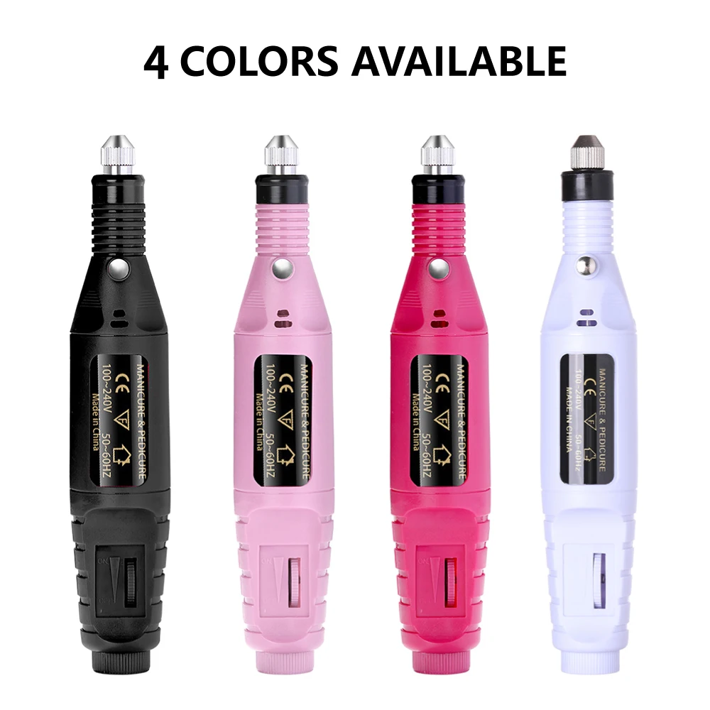 Electric Nail Sander Set Nail Drill Machine Grinding Equipment Milling Cutter For Manicure Pedicure Strong Polishing Tools thumbnail 6