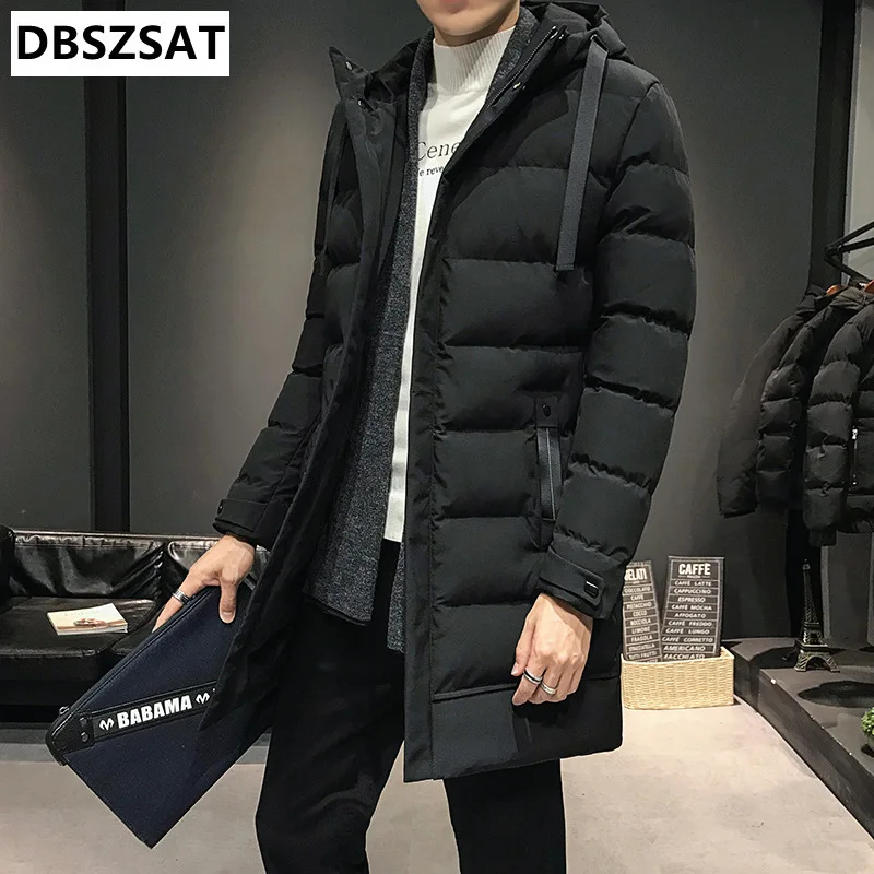 2026  Long Down Jackets Winter Coats Chaquetas Hooded Casual Winter Parkas High Quality Male Green Warm Parkas Coats Size 4XL thumbnail 5