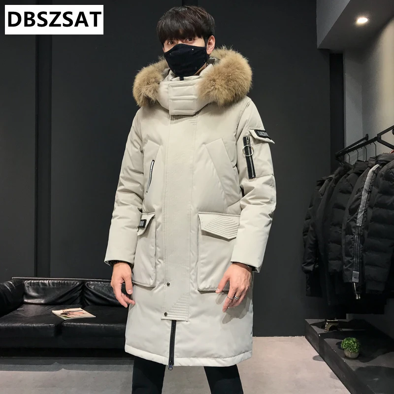 2026  Long Down Jackets Winter Coats Chaquetas Hooded Casual Winter Parkas High Quality Male Green Warm Parkas Coats Size 4XL thumbnail 2
