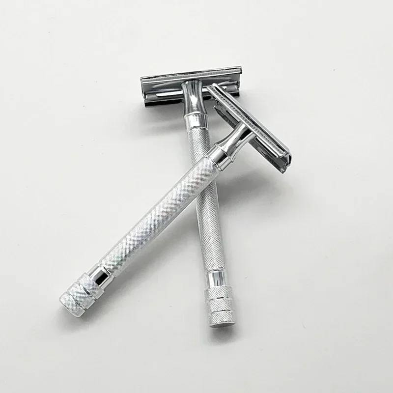Double Edge Classic Mens Shaving Mild Hair Removal Shaver It With Small Brush Adjustable Safety Razor Face Razor thumbnail 5