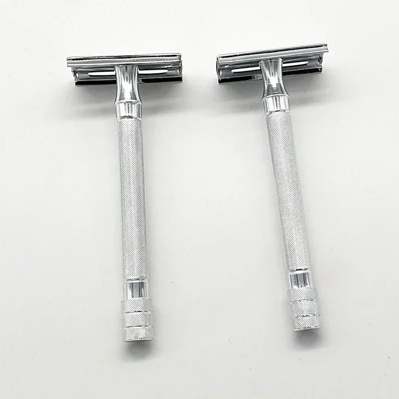 Double Edge Classic Mens Shaving Mild Hair Removal Shaver It With Small Brush Adjustable Safety Razor Face Razor thumbnail 6