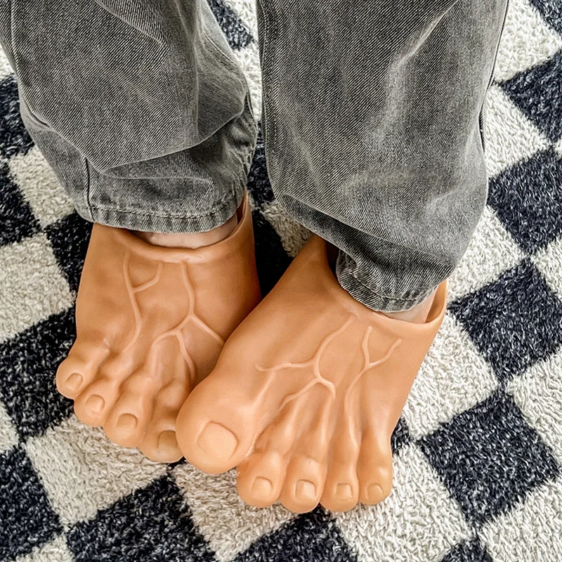 Man Funny Slippers Women Footwear Shoes Fashion Outdoor Beach Couple Slippers Role Playing Bigfoot Amazing Sandals Of The Hulk thumbnail 4