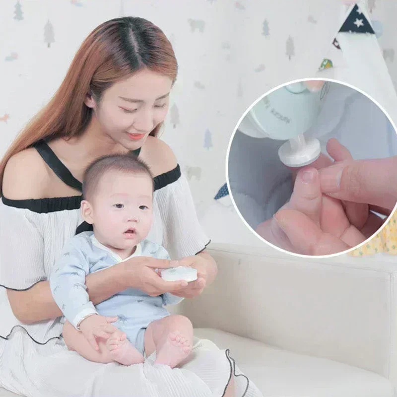 Electric Baby Nail Trimmer Baby Items Kid Nail Polisher Tool Care Kit Easy To Trim Nail File Newborn Baby Things Bebe Accessorie thumbnail 5