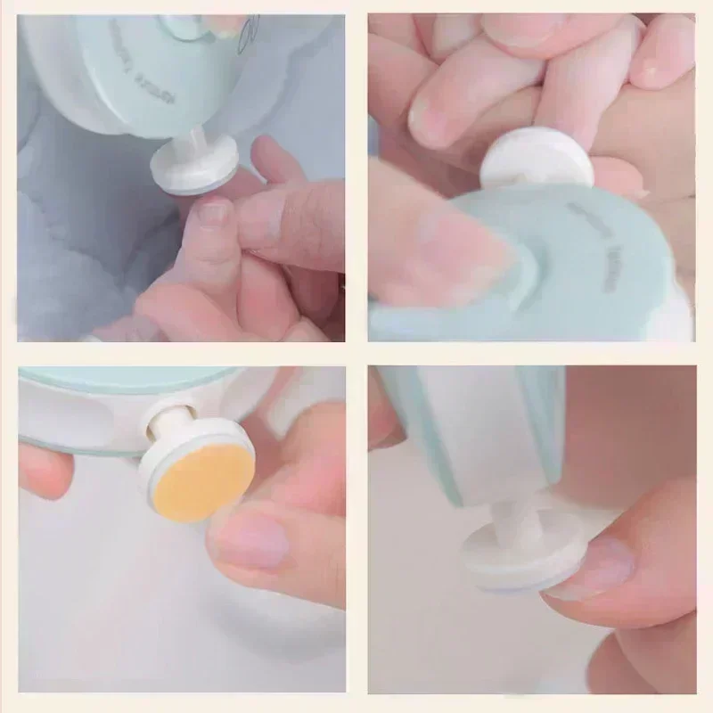 Electric Baby Nail Trimmer Baby Items Kid Nail Polisher Tool Care Kit Easy To Trim Nail File Newborn Baby Things Bebe Accessorie thumbnail 2