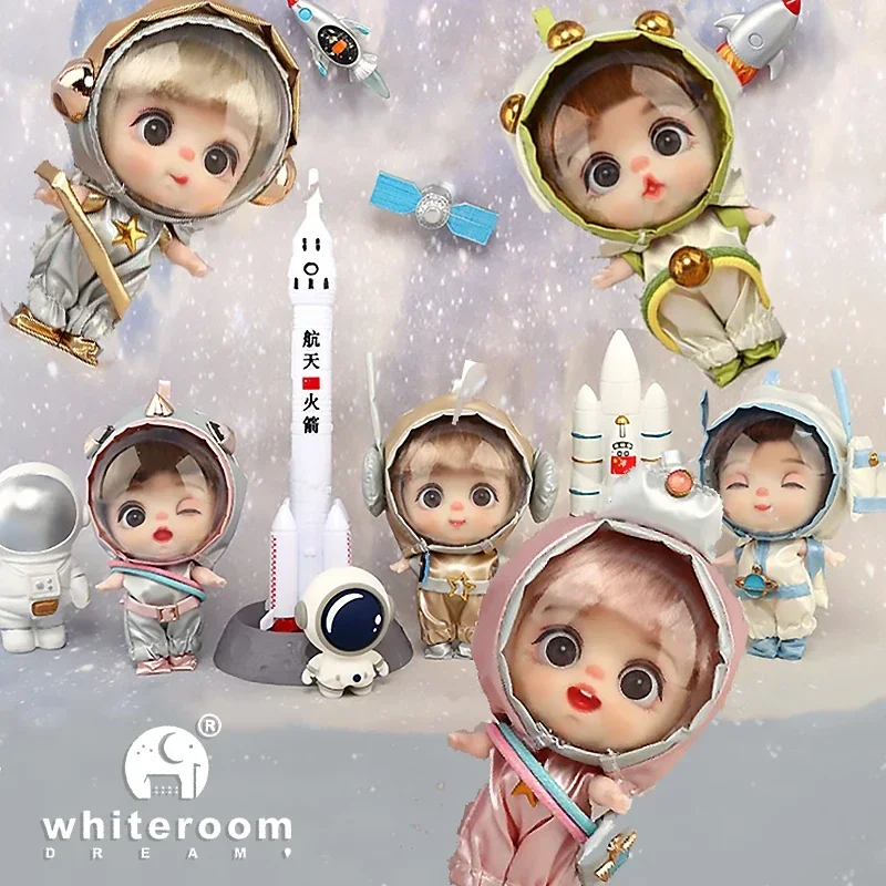 9cm Mini Doll  Astronauts  Animals Key Pendant Bjd Pocket Dolls Toys Girl Reborn Kit Baby Toys for Children Baby Boy Accessories thumbnail 2