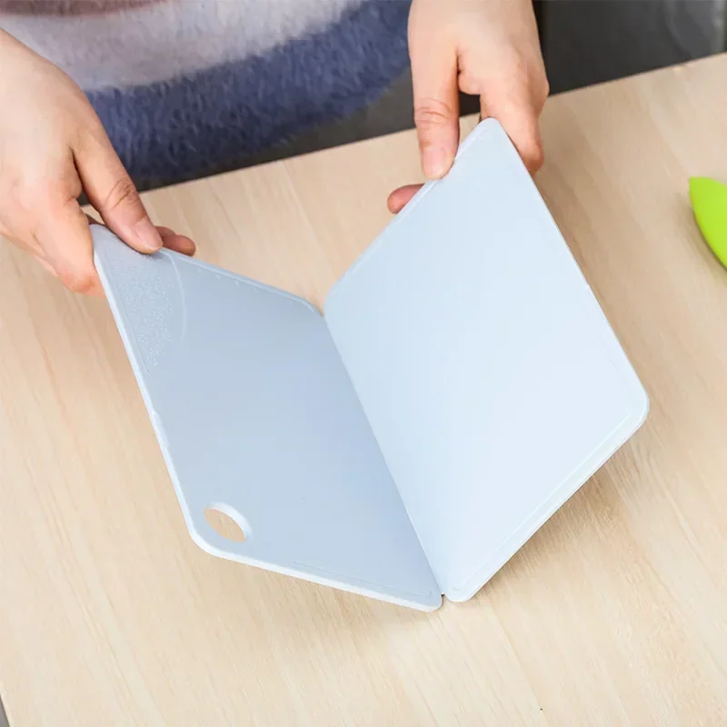 Kitchen Cutting Board Portable Accessories Chopping Boards Foldable Useful Things Thickened for Plastic Table Knives Dining Bar thumbnail 2