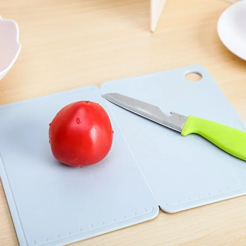 Kitchen Cutting Board Portable Accessories Chopping Boards Foldable Useful Things Thickened for Plastic Table Knives Dining Bar