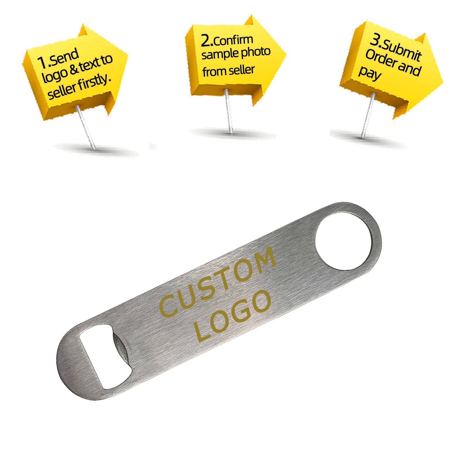 10pcs Fast Lever Beer Bottle Opener Custom Stainless Steel Pro Bar Accessories Heavy Duty Tools Promotion Logo Gift Giveaway thumbnail 5