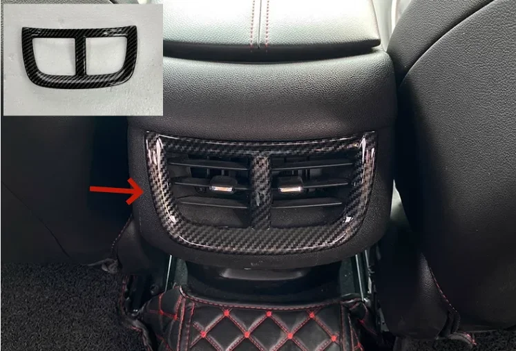 Car interior carbon fiber style Gear shift decorative panel, window lift button panel For Chevrolet Malibu XL 2016-20 Year 39pcs thumbnail 3