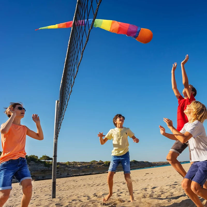 Throw And Catch Ball With Rainbow Tail Playground Outdoor Games For Kids Kindergarten School Sensory Play Toys Buitenspeelgoed thumbnail 3