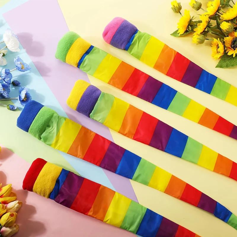 Throw And Catch Ball With Rainbow Tail Playground Outdoor Games For Kids Kindergarten School Sensory Play Toys Buitenspeelgoed thumbnail 5
