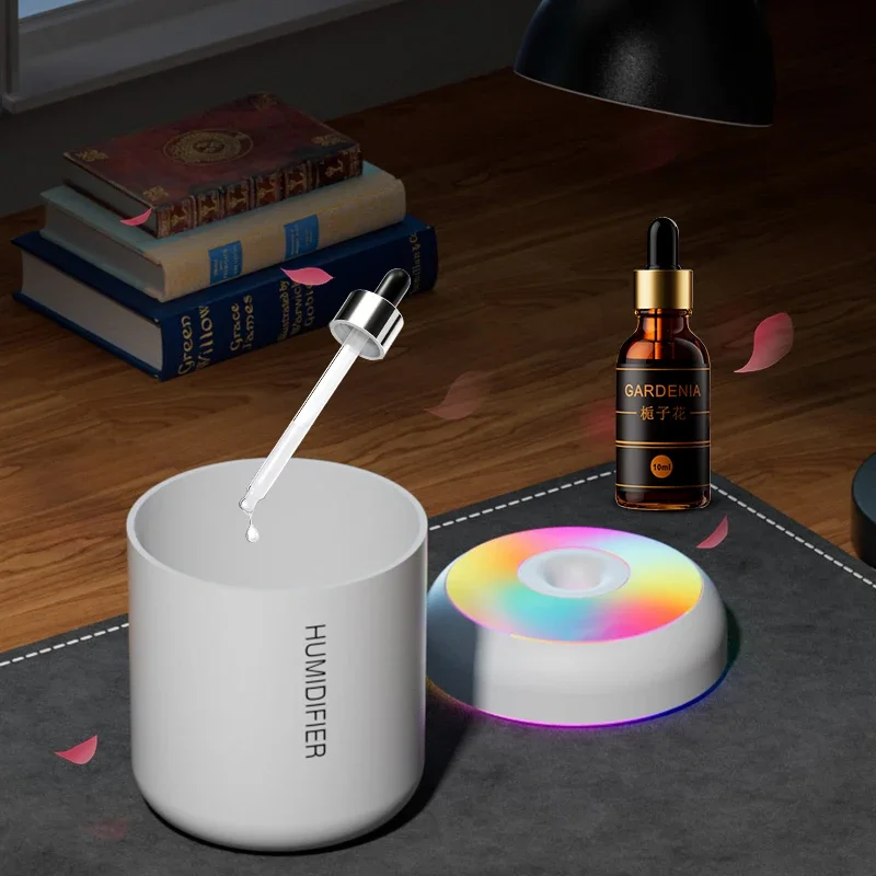 Mini Air Humidifier USB Electric 180ML Aroma Diffuser Essential Oil Purifier Aromatherapy Mist Maker Lights For Car Home Bedroom thumbnail 5