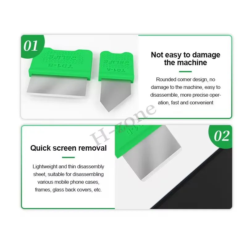 RELIFE TD1-A TD1-B High Toughness LCD Screen Opener Prying Tools for iPhone iPad Samsung Tablet Mobile Phone Repair Tools thumbnail 4
