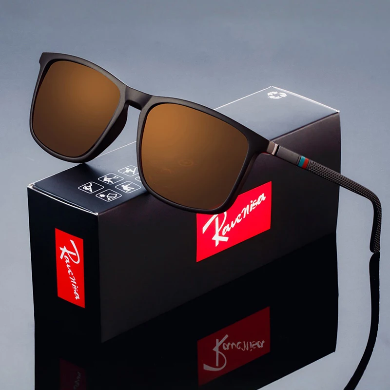 Fashion Square  Polarized Sunglasses   man   Driving  Fishing Luxury   Brand Designer  UV400  Eyewear thumbnail 4