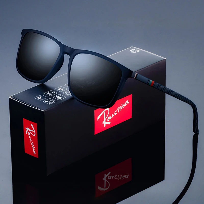 Fashion Square  Polarized Sunglasses   man   Driving  Fishing Luxury   Brand Designer  UV400  Eyewear thumbnail 2