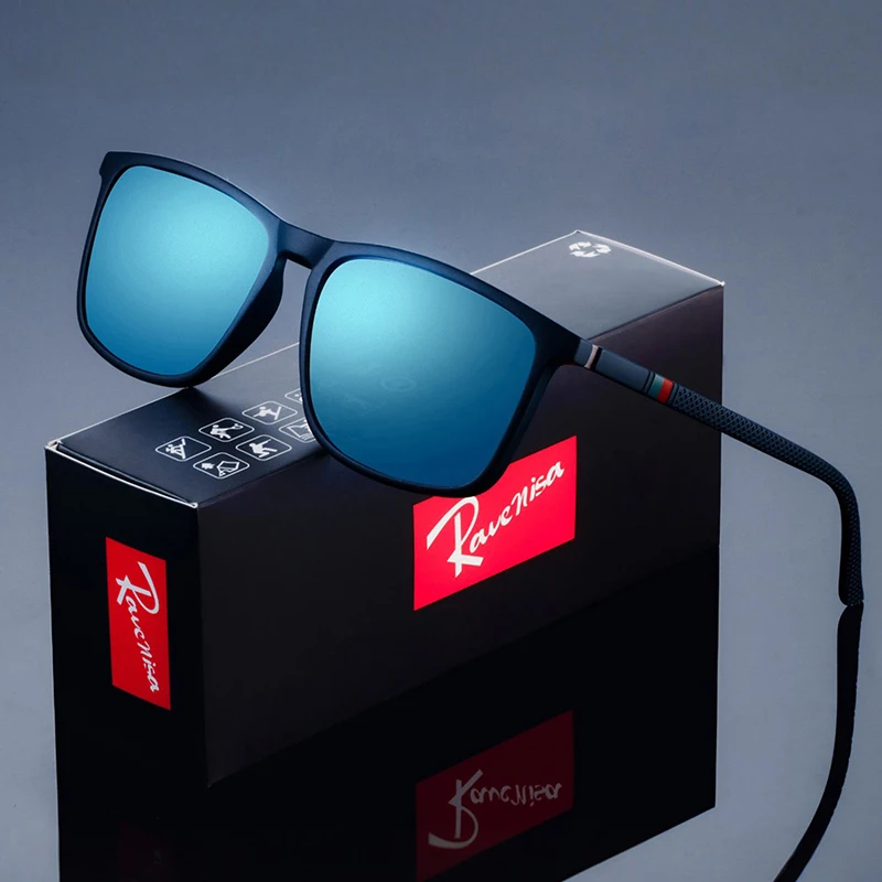 Fashion Square  Polarized Sunglasses   man   Driving  Fishing Luxury   Brand Designer  UV400  Eyewear thumbnail 3