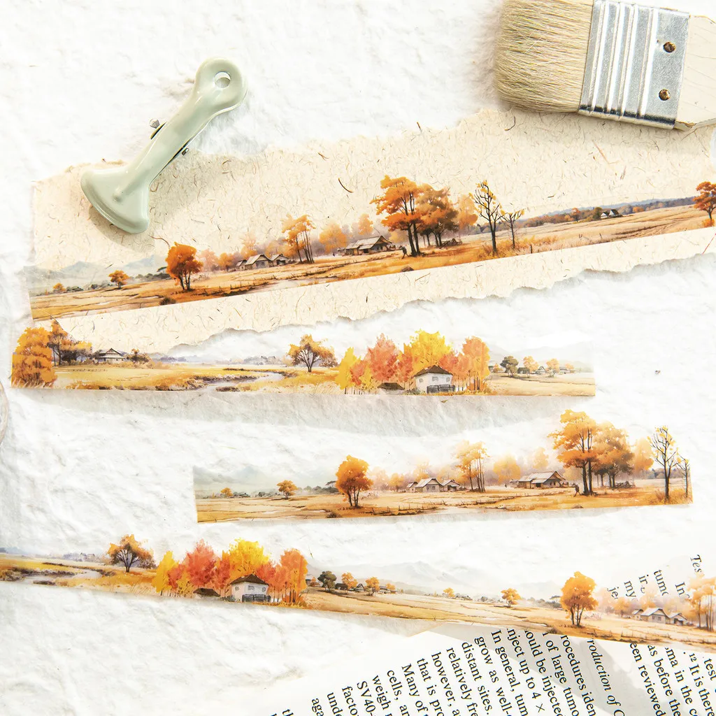 Journamm 30mm*2m Aesthetics PET Tapes Mountains Seas DIY Scrapbooking Collage Diary Decor Photo Album Creative Stationery Tapes thumbnail 3