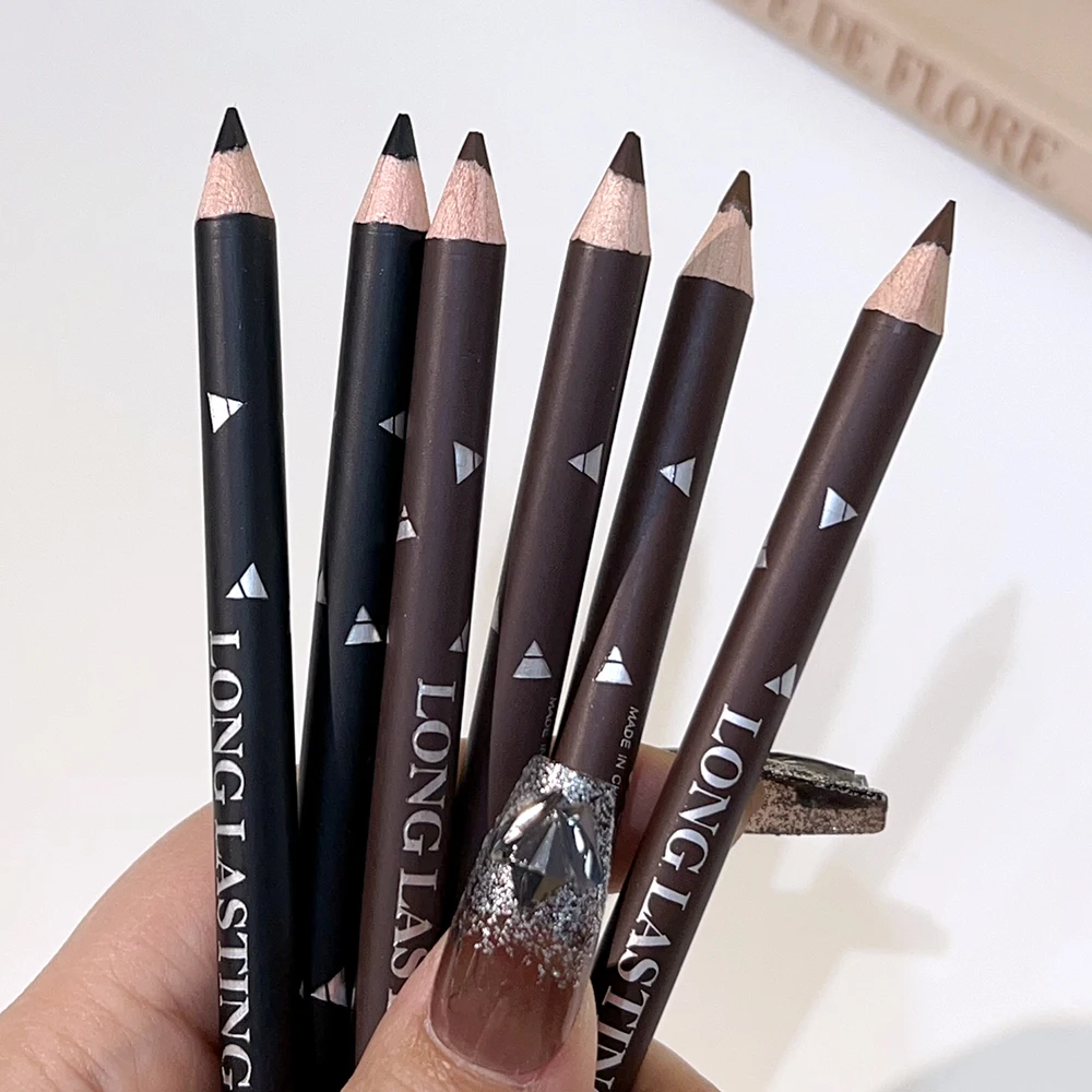 3pcs Waterproof Eyeliner Eyebrow Pencil Professional Long Lasting Natural Eye Brow Enhancers Non-smudge Eyeliner Eyes Cosmetics thumbnail 6