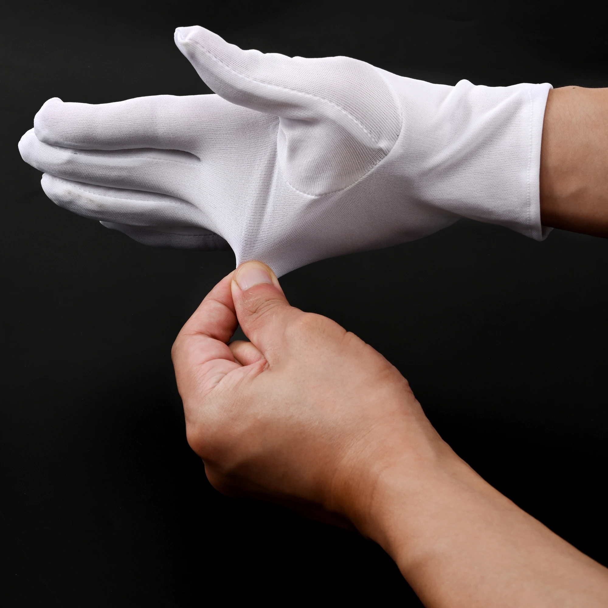 1pair White Formal Gloves Classic Parade Gloves Tuxedo Honor Guard Parade Women Men Inspection Uniform Guard Band Butler thumbnail 4