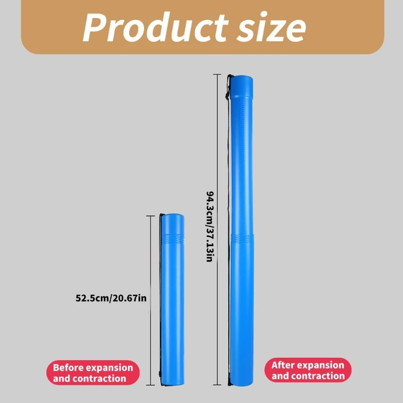 Telescoping Art Transport Tube for Document Art Drawing Artwork, Telescoping Art Painting Traveling Tube Storage Holder thumbnail 6
