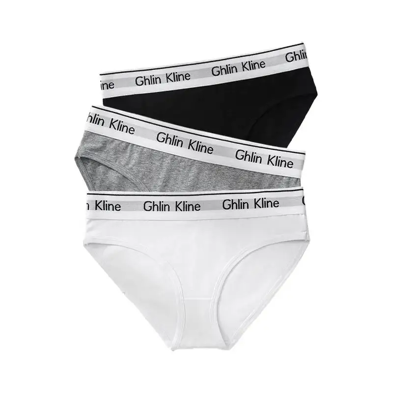 2PCS Ghlin Kline Women's Underwear Bra With Underpants Set Cotton Sports Vest And Underpants thumbnail 4