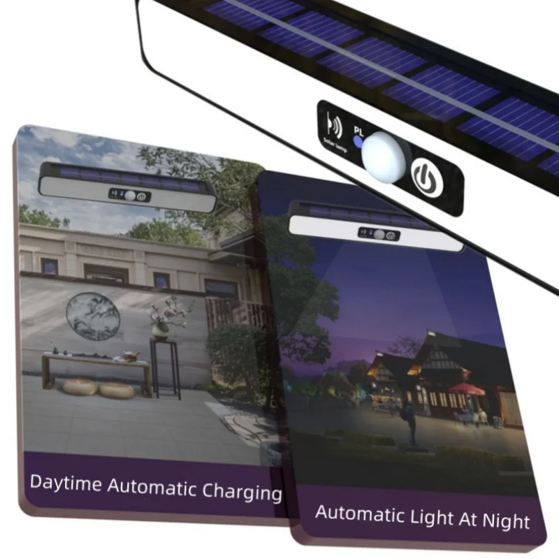 Outdoor Solar Garden Lights Waterproof Human Lnduction LED Landscape Lamp Camping Picnic Lighting Equipment thumbnail 4